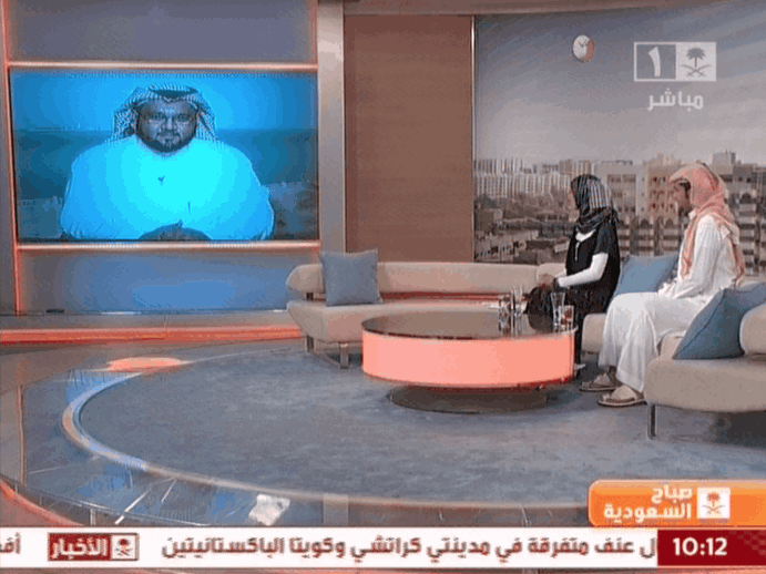 عبدالله اليوسف في صباح الخير السعودية الحديث عن الإخراج التلفزيوني